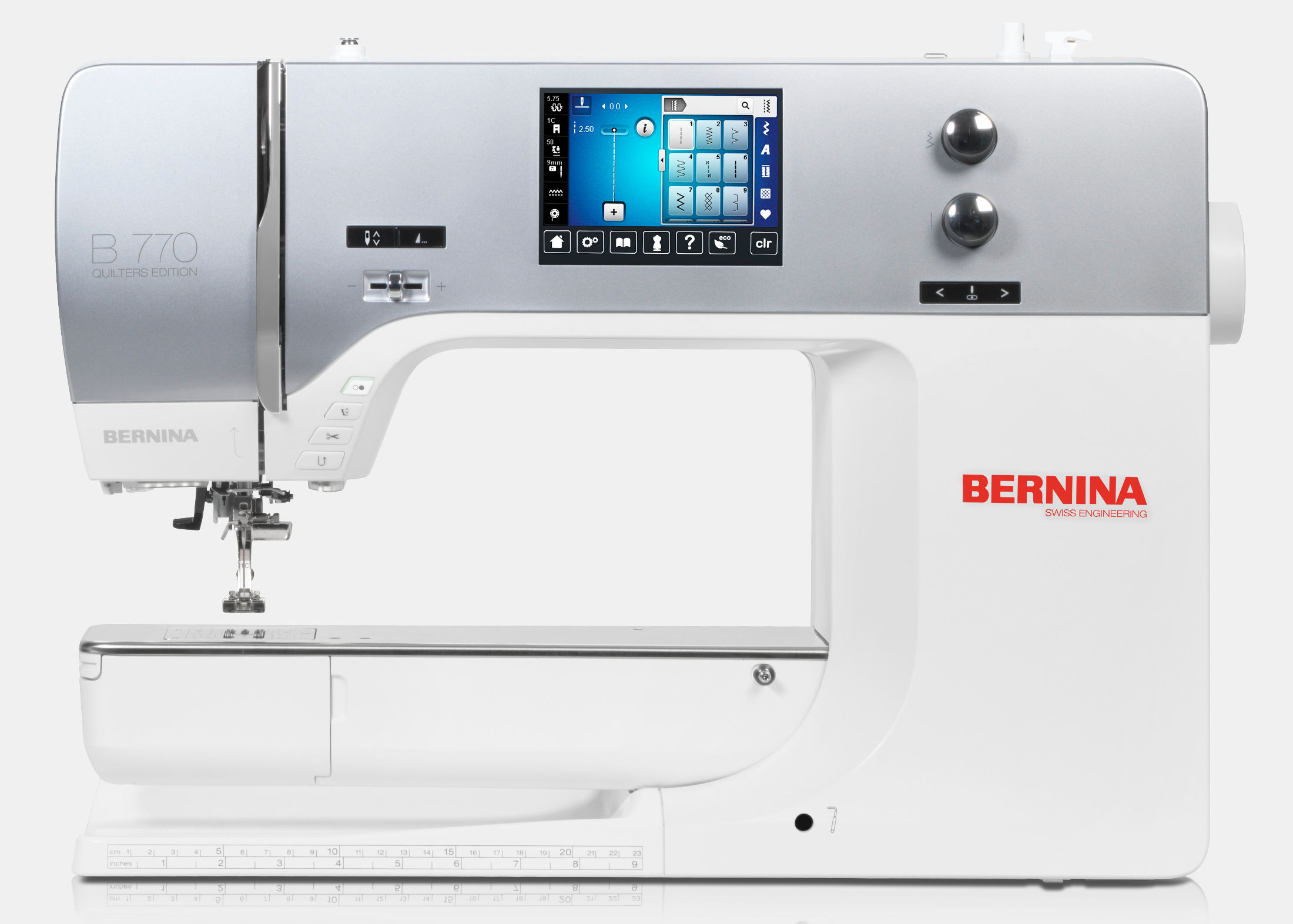 ベルニナ 770 QE – ミシン、刺しゅう機、キルティング機のハイエンドクラス - BERNINA